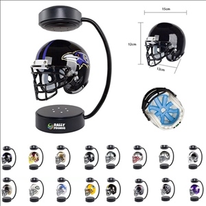 Mini NFL Rotating Levitating Hover Helmet with LED Lighting